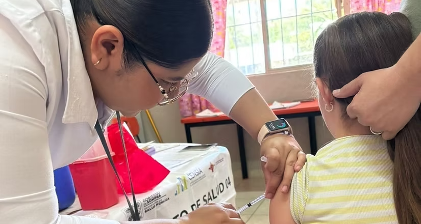 Salud Sonora fortalece la prevención del sarampión con vacunación