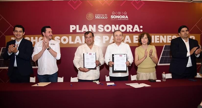 Gobernador Durazo lleva energía solar a hogares para reducir hasta 70% el recibo de luz