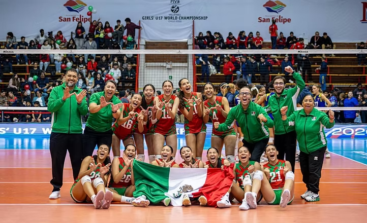 Selección nacional de Volibol Femenil U17 termina en lugar 19 del campeonato mundial 