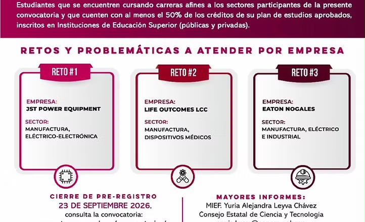 Gobierno de Sonora fortalece la vinculación entre jóvenes universitarios y la industria en Nogales