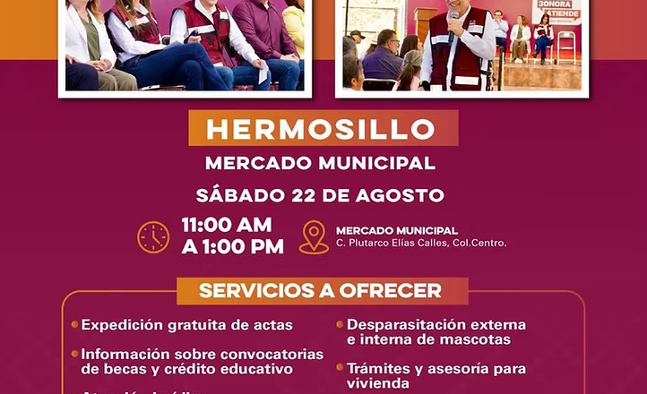 Llevaremos Sonora Atiende al corazón de Hermosillo para apoyar a las familias: Paulina Ocaña