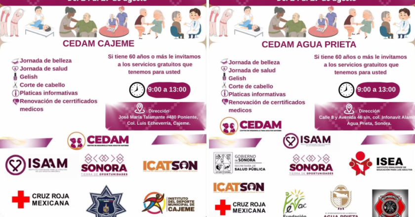 Gobierno de Sonora fortalece el bienestar de las personas adultas mayores