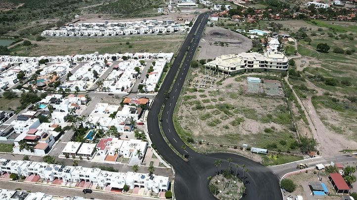 Está por concluir pavimentación del Camino de los Yaquis en San Carlos