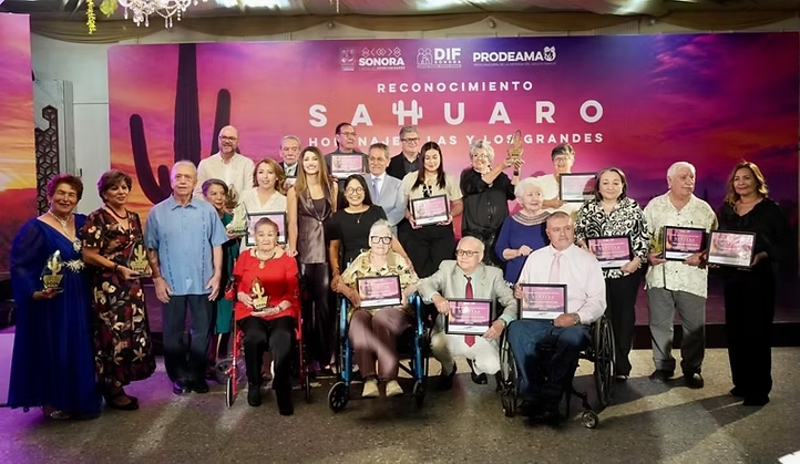 Gobierno de Sonora rinde homenaje a las y los grandes a través del Reconocimiento Sahuaro 2026