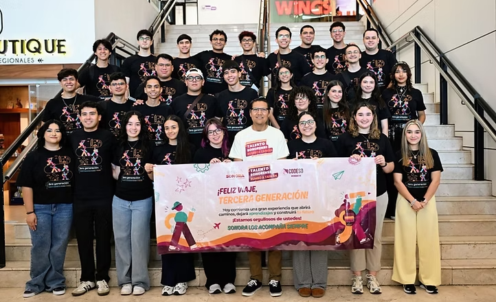 Comienza el sueño de 30 jóvenes de la tercera generación de Talento Sonorense Rumbo a Taiwán