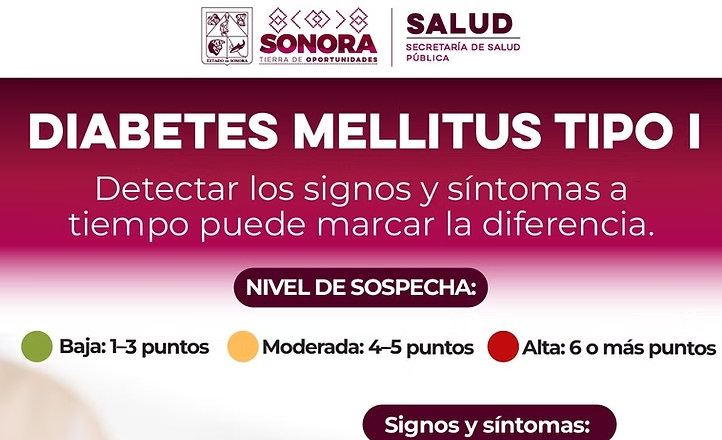 Impulsa Salud Sonora atención integral para menores con diabetes tipo 1