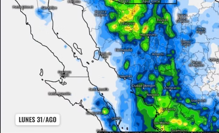 Protección Civil Sonora informa sobre tormentas y altas temperaturas en la entidad