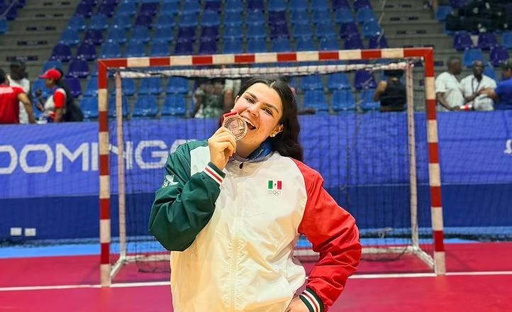 Colabora sonorense Gemma Leal en el bronce en JCC en handball femenil