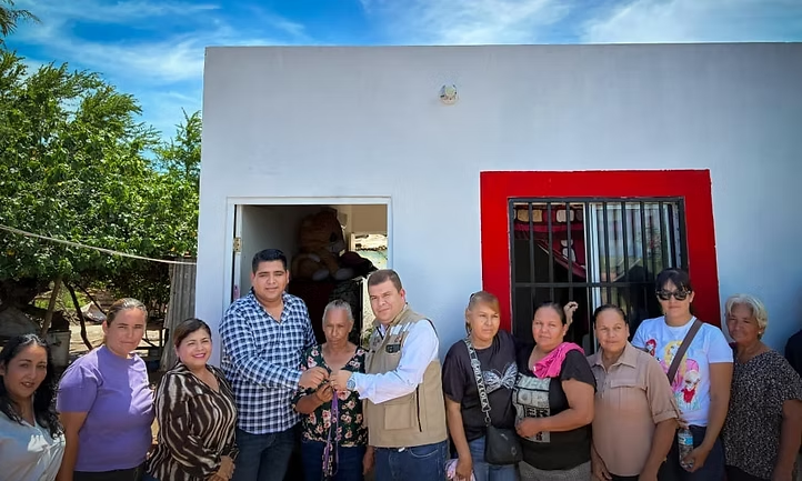 Mejora Gobierno de Sonora condiciones de vivienda para familias de Bácum