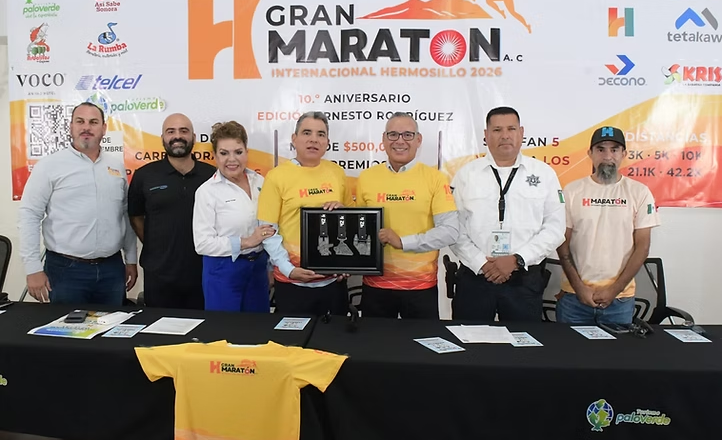 Será el próximo 29 de noviembre el Gran Maratón Internacional Hermosillo 2026