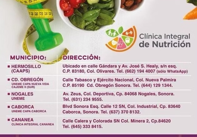 Promueve Salud Sonora atención integral contra la obesidad para las familias