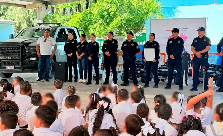 Niñas y niños de Puerto Peñasco se comprometen a ser Promotores por La Paz