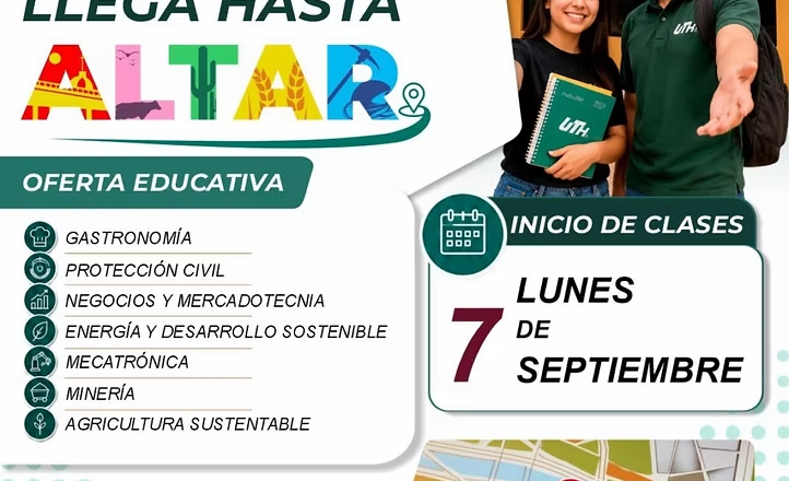 Acerca Gobierno de Sonora educación superior a la región del Río Altar: UTHermosillo