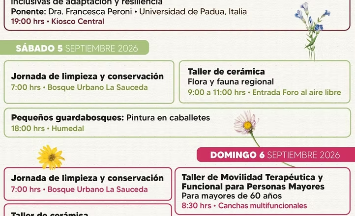 Gobierno de Sonora invita a disfrutar un fin de semana de cultura y aprendizaje en el Bosque Urbano La Sauceda