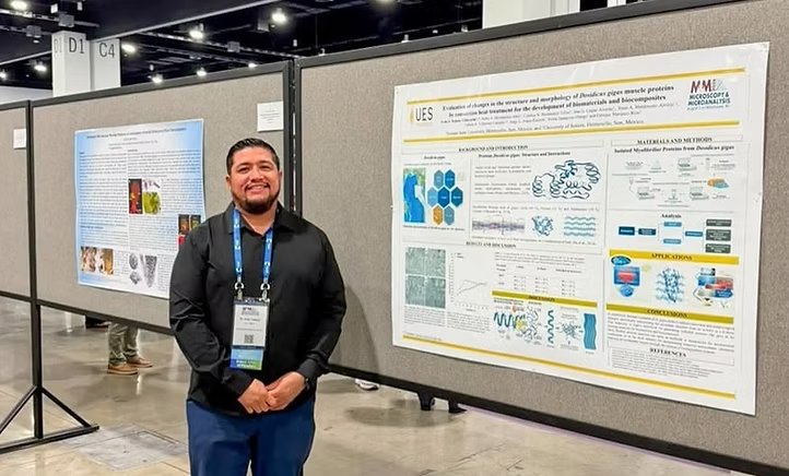 Participan investigadores de la UES en Congreso Internacional Microscopy & Microanalysis