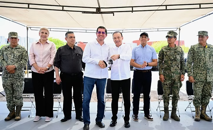 Gobernador Durazo fortalece instituciones de seguridad con entrega de 73 nuevas unidades